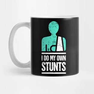 Stunts - Funny Broken Wrist Get Well Soon Gift Mug